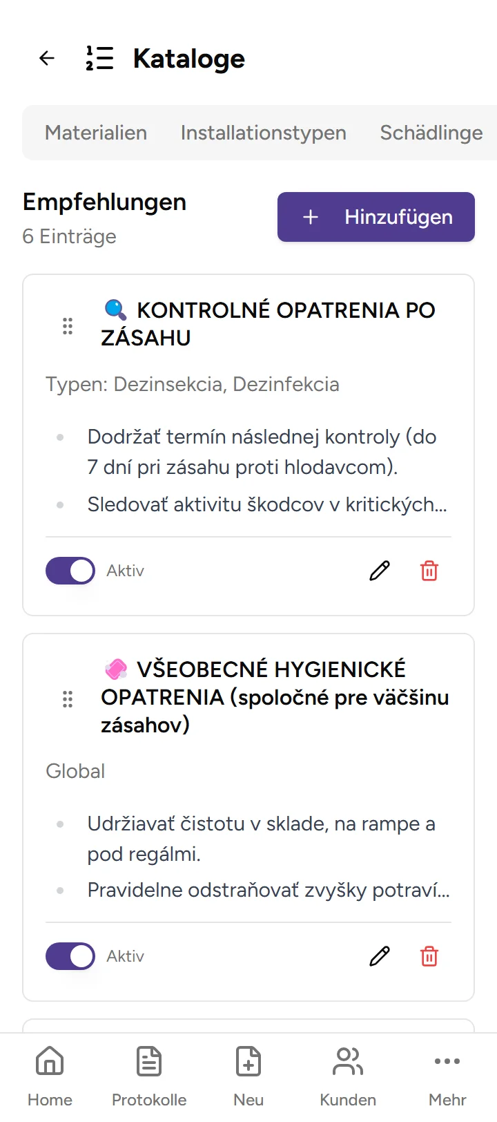 Kundenempfehlungen - mobile