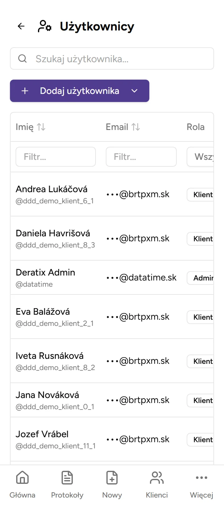 Zarządzanie zespołem - mobile